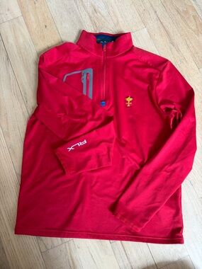 RLX Ryder Cup Half Zip Red - Size M